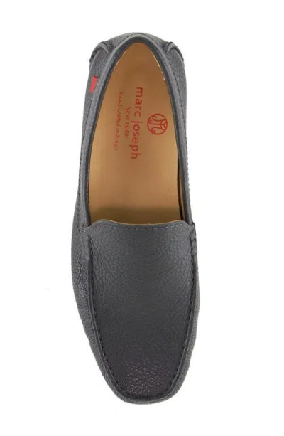 Marc Joseph New York Broadway Leather Venetian Driver Loafer In Blue