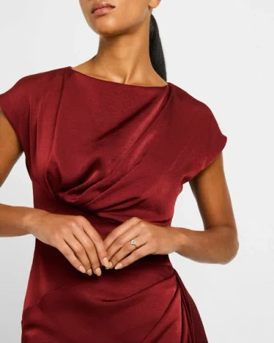 Jan Leslie Sterling With 18k Gold Overlay And Gemstones Single Petal Ring In Brown