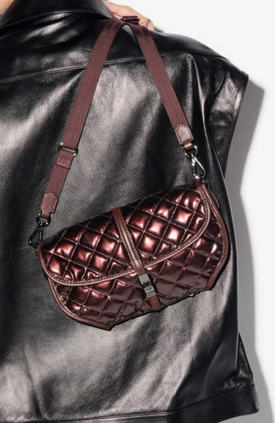 Mz Wallace Astor Small Convertible Clutch Bag In Orange