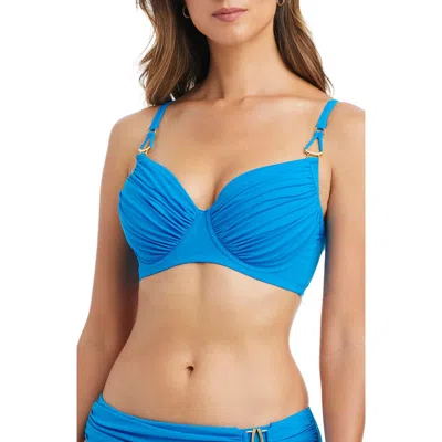 Bleu Rod Beattie Rod Beattie Underwire Bikini Top In Blue