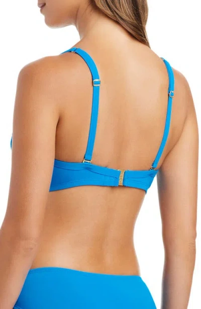Bleu Rod Beattie Rod Beattie Underwire Bikini Top In Blue