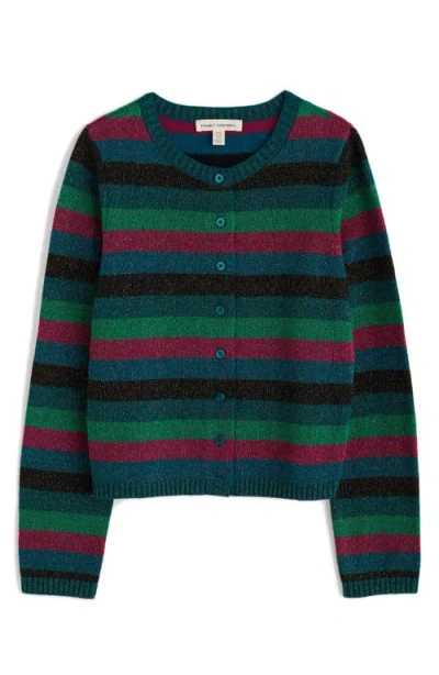 Seasalt Cornwall Tern Tide Sparkle Merino Wool Blend Cardigan In Multi