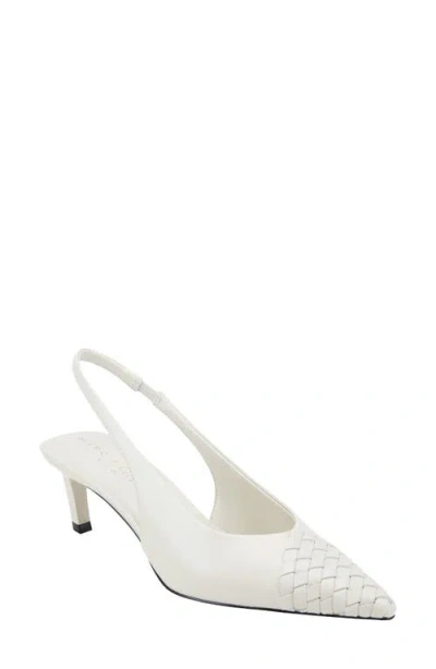 Marc Fisher Ltd Rilly Slingback Pump In White