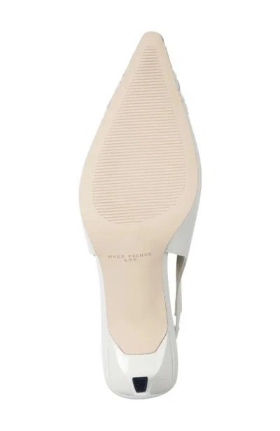 Marc Fisher Ltd Rilly Slingback Pump In White