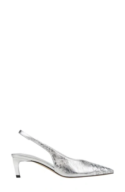 Marc Fisher Ltd Rilly Slingback Pump In Silver