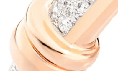 Pomellato Iconica Diamond Bangle Bracelet In Brown