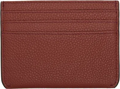 Marni Brown Credit Card Holder In Red