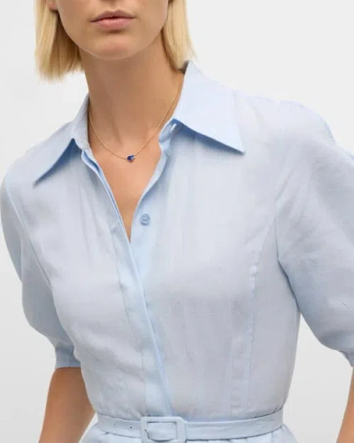 Jan Leslie Single Heart 18" Necklace Set In Sterling Silver With 18k Gold Overlay In Brown