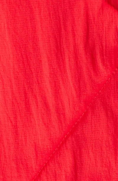 Oof Wear Quilted Water Repellent Hooded Jacket In Red