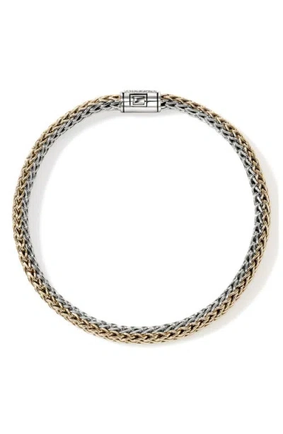 John Hardy Icon Bracelet Reversible Gol In Brown