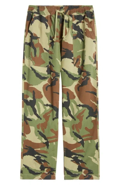 Service Works Woodland Camo Print Chef Pants In Multi