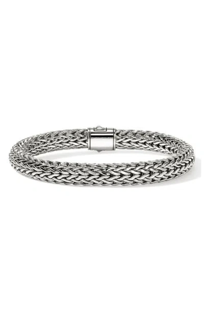 John Hardy Sterling Silver Icon Sapphire Bracelet In White