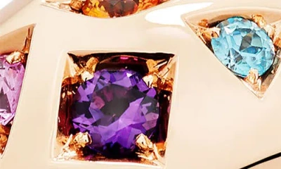 Pomellato Iconica Geometric Gemstone Ring In Gold