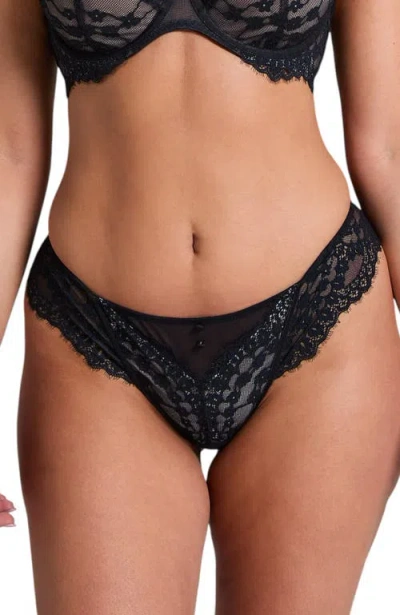 Hunkemoller Daisy Thong In Black