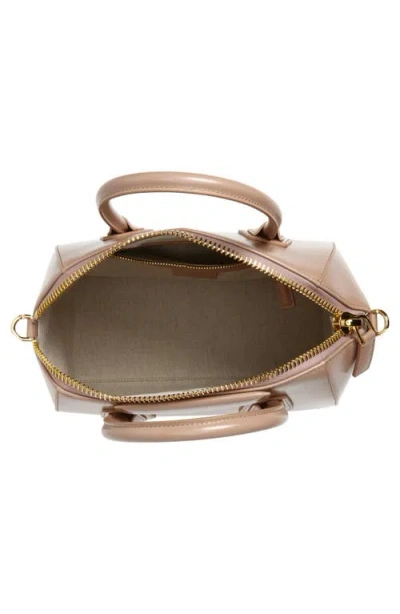 Givenchy Small Antigona Leather Satchel In Brown