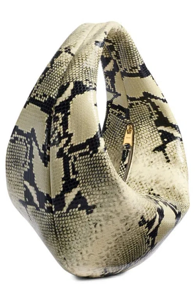 Khaite Olivia Medium Snake-effect Leather Top Handle Bag In Animal Print