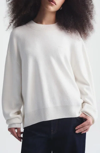 Brooklyn Industries Crewneck Sweater In White