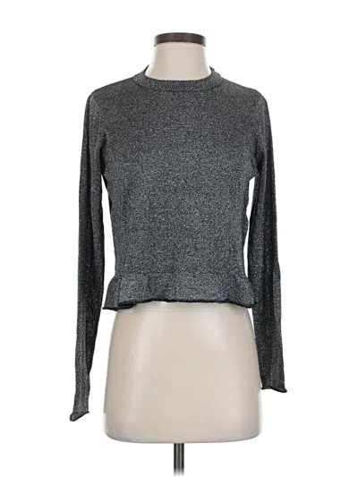 Pre-owned Zara Pullover Sweater In Gray