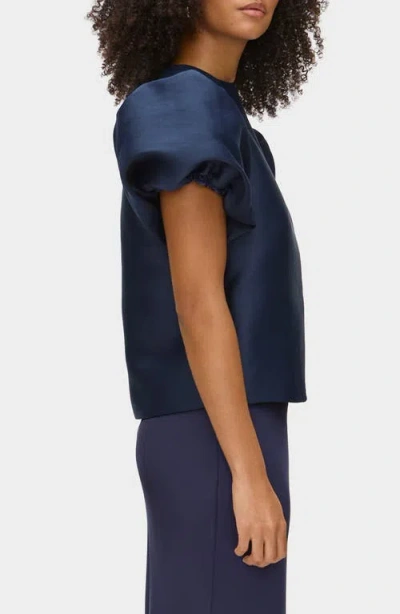 Aligne Jorja Puff Sleeve Top In Blue