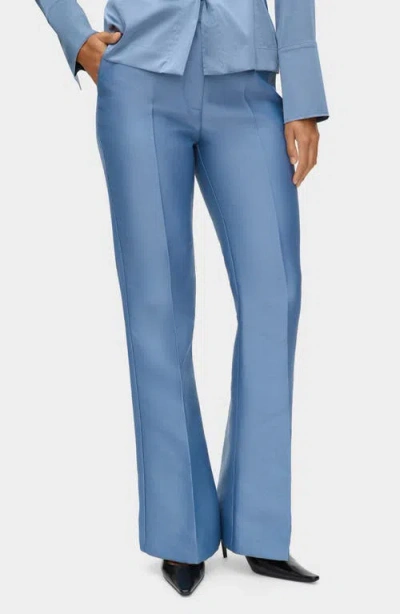 Aligne Figaro Satin Trouser In Blue