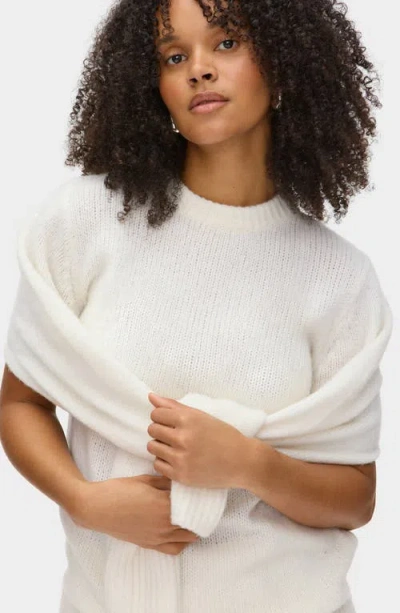 Aligne Liv Merino Wool & Cashmere Blend Sweater In Brown