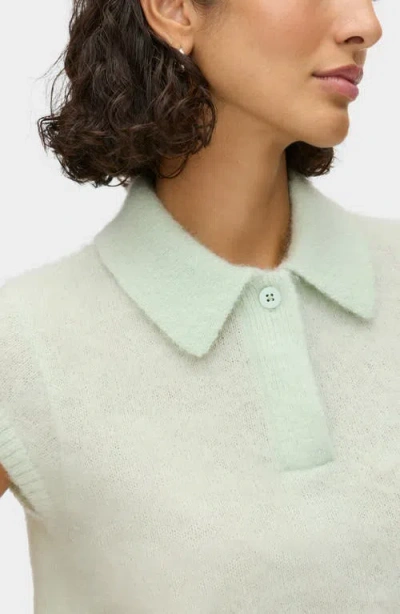Aligne Lexi Polo Sweater In White