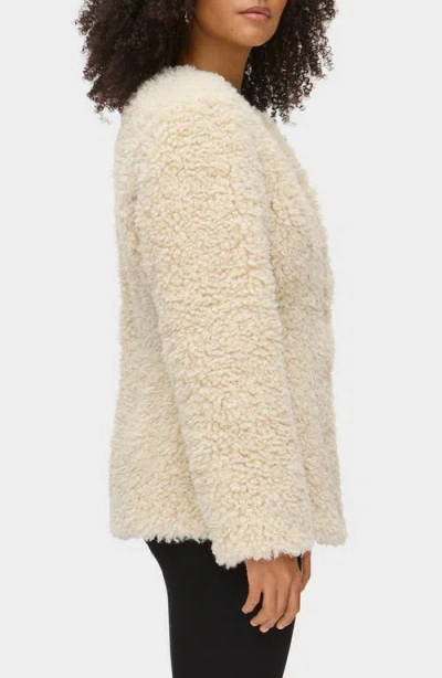 Aligne Daphne Faux Shearling Jacket In Neutral