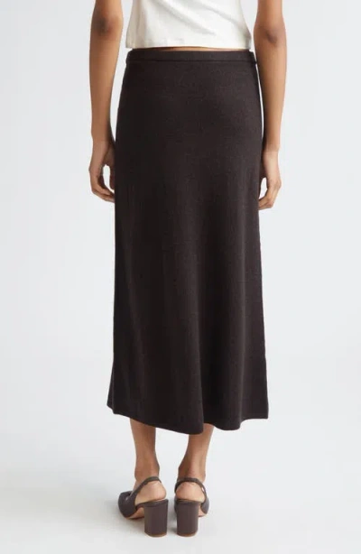 Sandy Liang Myos Wool & Cashmere Sweater Skirt In Brown