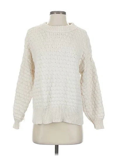 Pre-owned Aerie Pullover Sweater In White