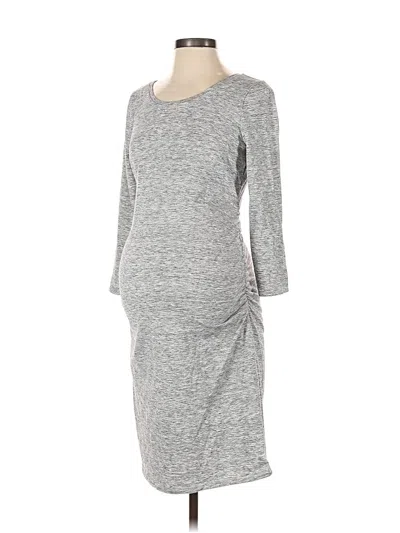 Pre-owned Liz Lange Maternity For Target Casual Dress In Gray