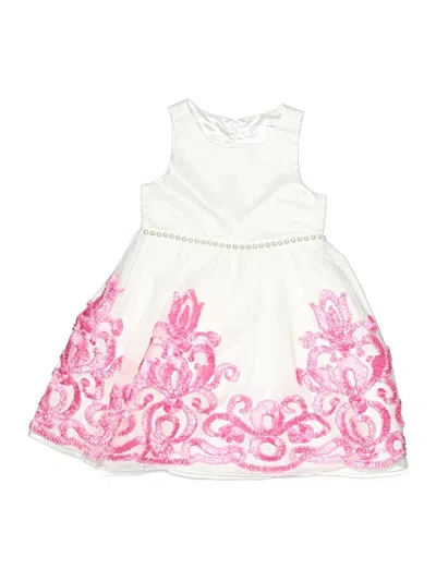Pre-owned American Princess Kids' Dress In White