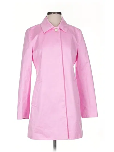 Pre-owned Coach Raincoat In Pink