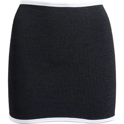 Hunza G Skirted Bikini Bottoms In Black