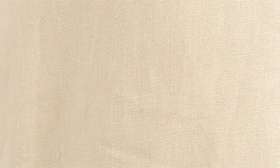 Farm Rio Coconut Contrast Piping Halter Minidress In Neutral