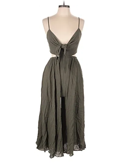 Pre-owned Olivaceous Romper In Gray