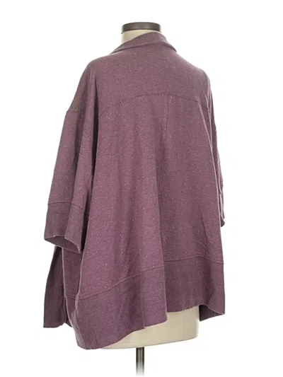 Pre-owned Athleta Cardigan Sweater In Purple