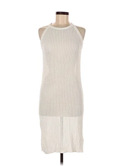 Pre-owned Tahari Casual Dress In White