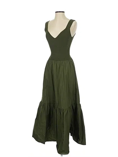 Pre-owned Elan Casual Dress In Green