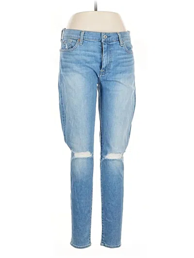Pre-owned 7 For All Mankind Jeans In Blue
