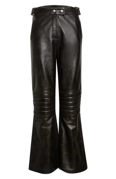 Stand Studio Heleen Leather Trousers In Black