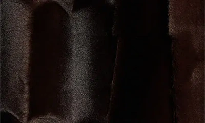 Stand Studio Isa Reversible Faux Fur & Faux Leather Coat In Multi