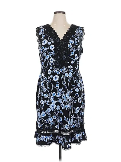 Pre-owned Karl Lagerfeld Cocktail Dress In Blue