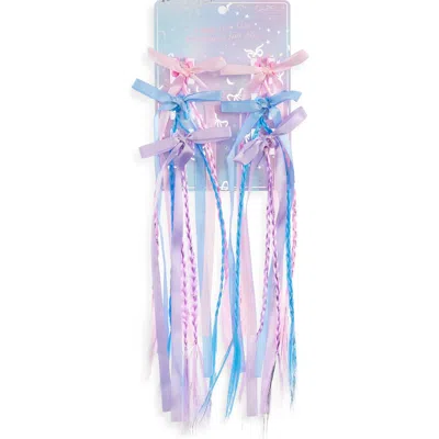 Capelli New York Kids' Assorted 6-pack Tinsel Faux Hair Extensions In Multi