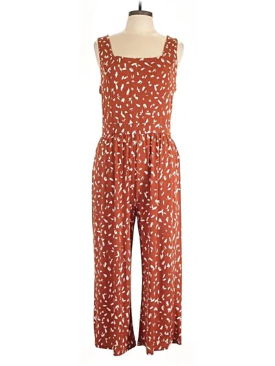 Pre-owned Muse Jumpsuit In Brown