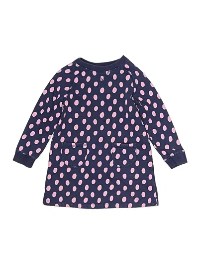 Pre-owned Mini Boden Kids' Dress In Blue