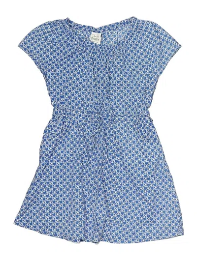 Pre-owned Mini Boden Kids' Dress In Blue