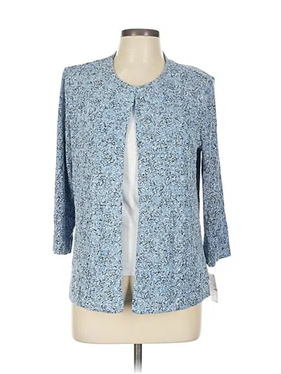Pre-owned Alex Evenings Blazer Jacket In Blue