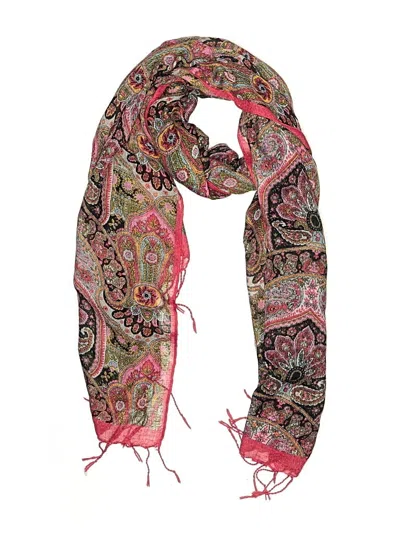 Pre-owned Unbranded Scarf In Red