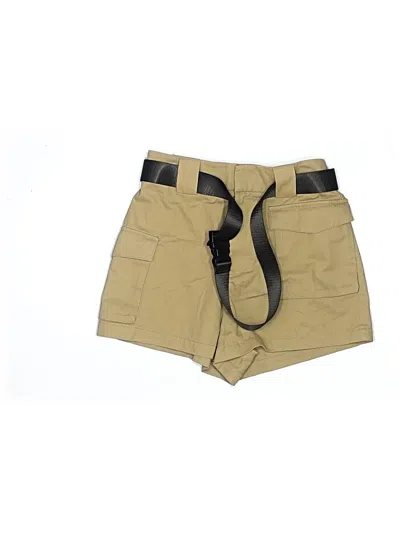 Pre-owned Tna Khaki Shorts In Brown