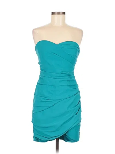 Pre-owned Bcbgmaxazria Cocktail Dress In Blue